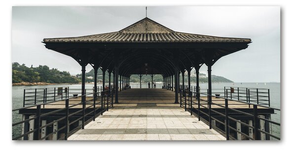 Tablou Printat Pe Sticlă Pier în Hong Kong