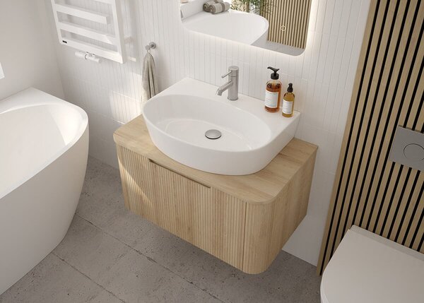 Oltens Hamnes dulap 60x46x39 cm sub chiuveta pe perete stejar 60022060