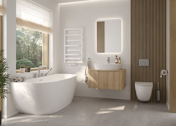 Set vas WC Oltens Hamnes 42019000, capac WC Oltens Hamnes 45111000