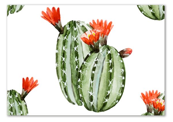 Tablou sticlă cactuși