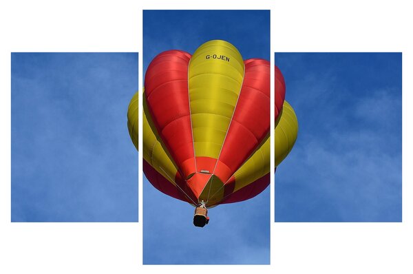Tablou cu balon zburând (90x60 cm)