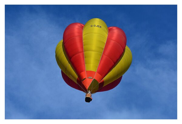 Tablou cu balon zburând (90x60 cm)