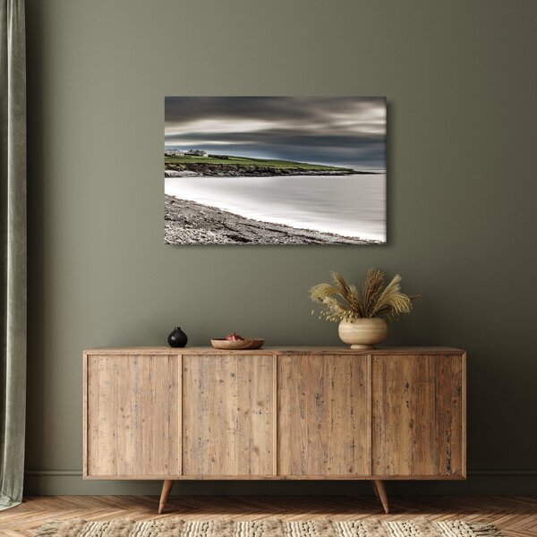 Tablou cu lac în amurg (90x60 cm)
