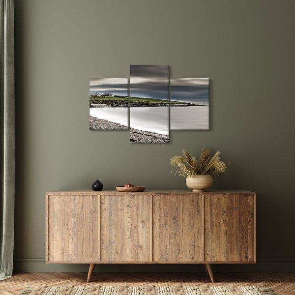 Tablou cu lac în amurg (90x60 cm)