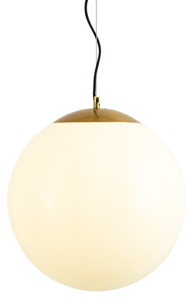 Lampă suspendată scandinavă din sticlă opal 40 cm - Ball 40
