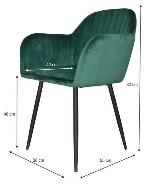 Fotoliu Zirky (Smaragd). 1016314