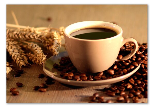 Imagine de sticlă cafea aromatică