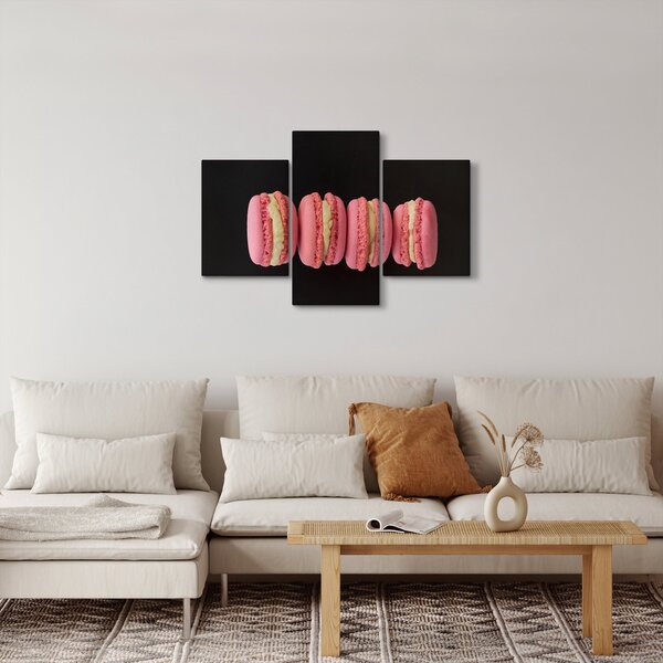 Tablou cu macarons (90x60 cm)