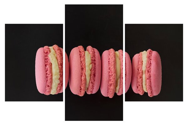 Tablou cu macarons (90x60 cm)