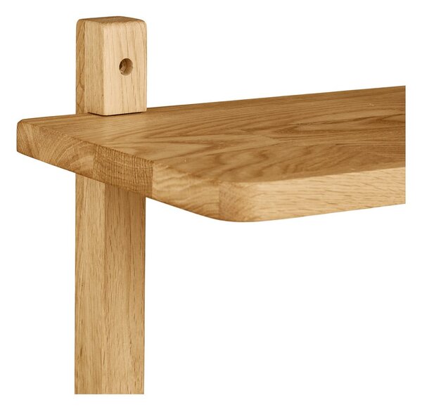 Raft în culoare naturală etajat din lemn de stejar 20 cm Townsville – House Nordic