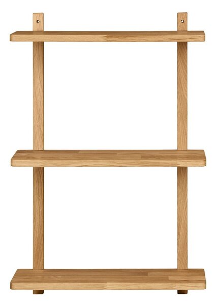 Raft în culoare naturală etajat din lemn de stejar 20 cm Townsville – House Nordic
