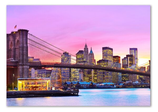 Tablou sticlă Manhattan New York City