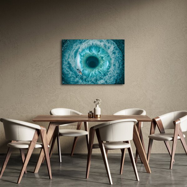 Tablou marea cu barca (70x50 cm)