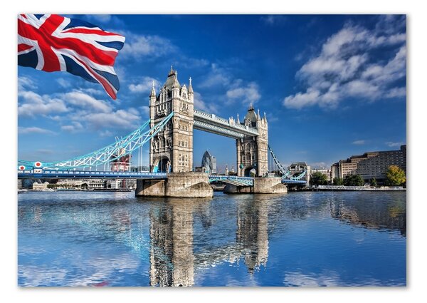 Tablou Printat Pe Sticlă Tower Bridge din Londra