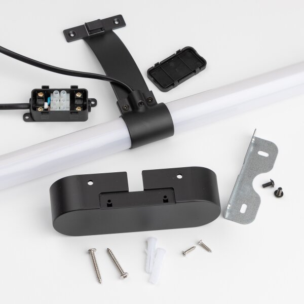 Brilagi - Lampă LED pentru oglindă de baie TUBEO, 6 W, 230 V, 40 cm, IP44, negru