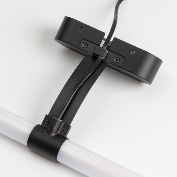 Brilagi - Lampă LED pentru oglindă de baie TUBEO, 6 W, 230 V, 40 cm, IP44, negru