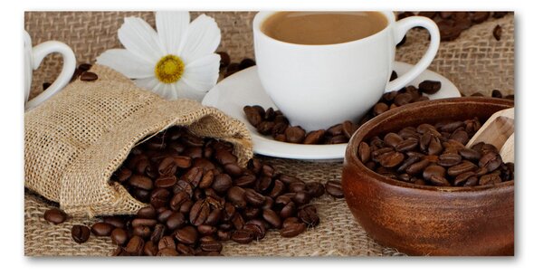 Tablou din Sticlă Cafea cu lapte