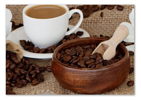 Tablou din Sticlă Cafea cu lapte