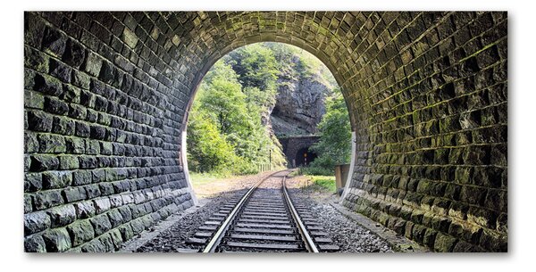 Tablou sticlă tunel feroviar