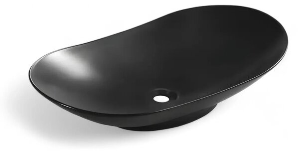 Lavoar Pe Blat Salta 63.5x37cm, Negru, Ceramica