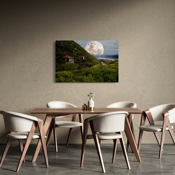 Tablou - peisaj cu luna (90x60 cm)