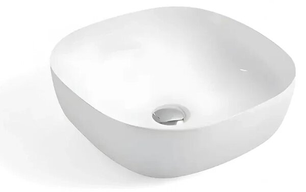 Lavoar Baie Pe Blat Galvej 42.5x42.5cm, Alb, Portelan