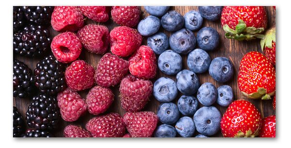 Fotografie imprimată pe sticlă fructe de padure
