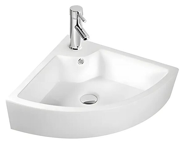 Lavoar Pe Blat Tuluz 46.5x33.4cm, Alb, Portelan