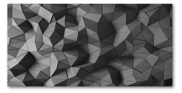 Tablou pe pe sticlă abstract 3D