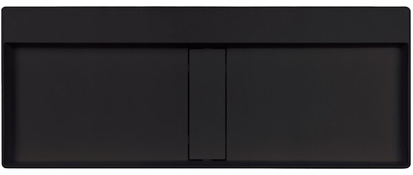 Deante Blur lavoar 100x40 cm dreptunghiular de blat negru mat CQB_NU1S