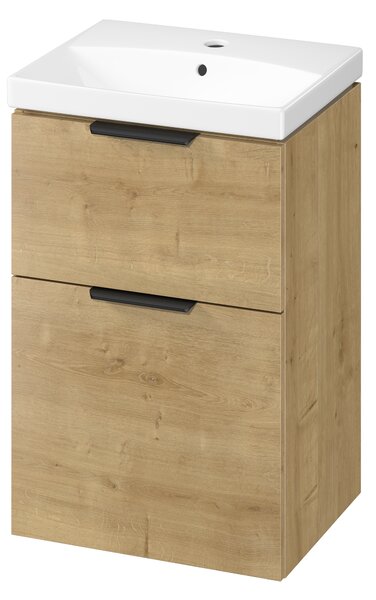 Cersanit City dulap 49.4x39.7x72 cm sub chiuveta pe perete stejar S584-118