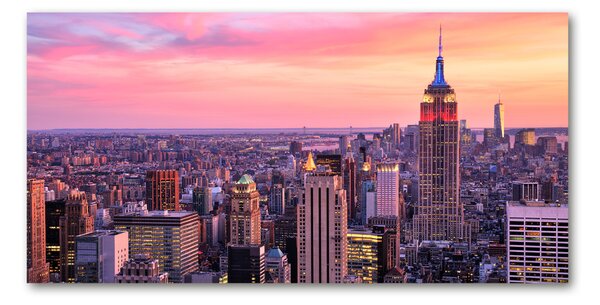 Tablou Printat Pe Sticlă New York West