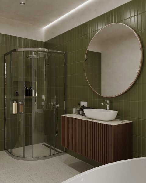 Hagser Della baterie cadă-duș ascuns crom HGR40000034