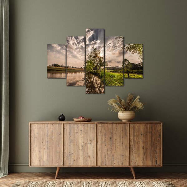 Tablou naturii cu raze de soae (150x105 cm)