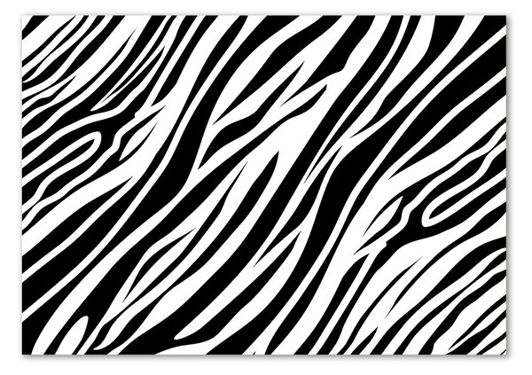 Imagine de sticlă fundal Zebra