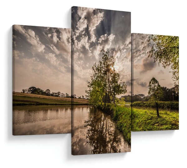 Tablou naturii cu raze de soae (90x60 cm)