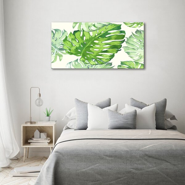 Imprimare tablou canvas frunze tropicale