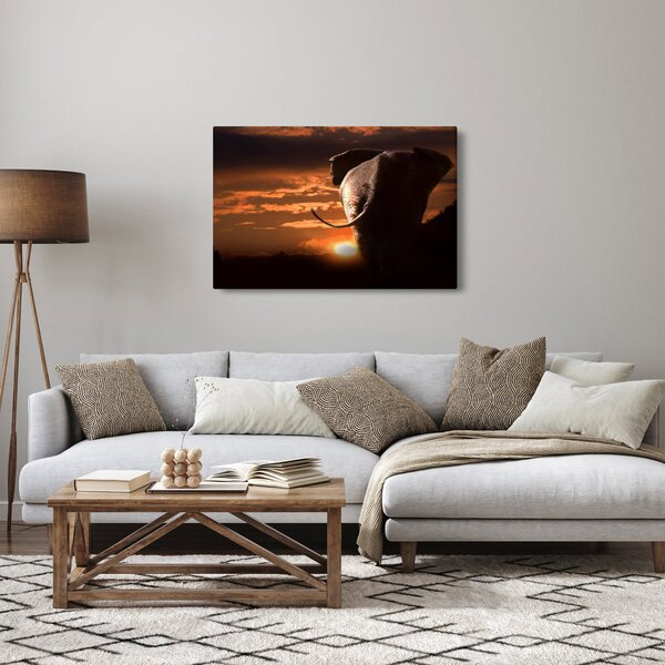 Tablou cu elefant (90x60 cm)