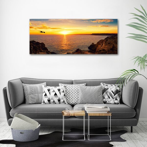 Imprimare tablou canvas Apus de soare pe mare