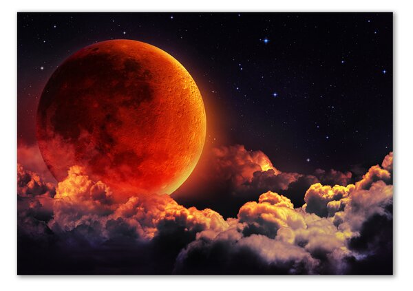 Tablou sticlă eclipsa de Luna