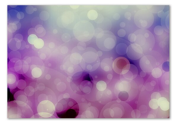 Tablou din Sticlă cercuri violet