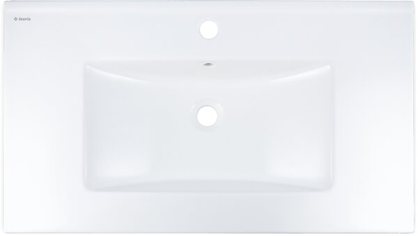 Deante Tubo lavoar 81.5x47 cm dreptunghiular mobilier alb luciu CTU_648M