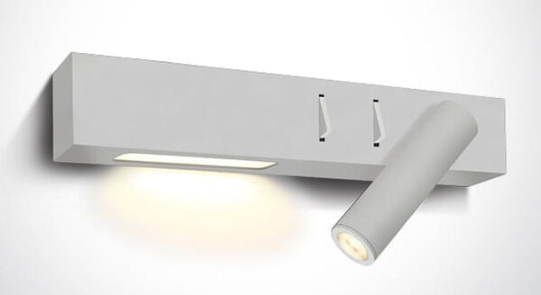 One Light Agnes lampă de perete 2x W alb 65146A/W/W