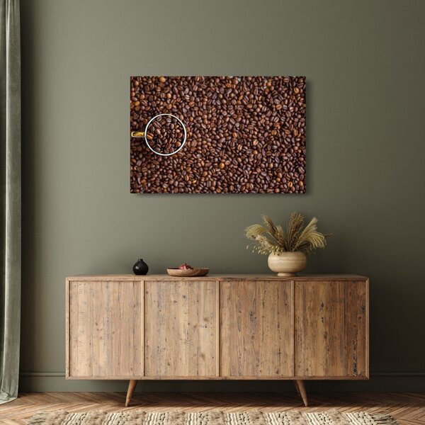Tablou - boabe de cafea (90x60 cm)