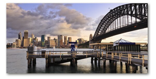 Tablou Printat Pe Sticlă Podul din Sydney