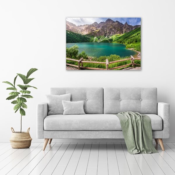 Tablou sticlă Marine ochi Tatry