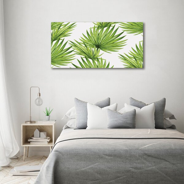 Tablou pe pânză canvas frunze tropicale