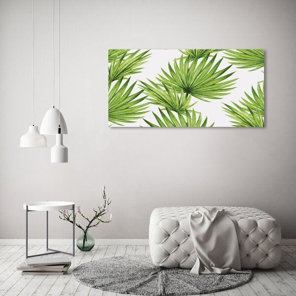 Tablou pe pânză canvas frunze tropicale