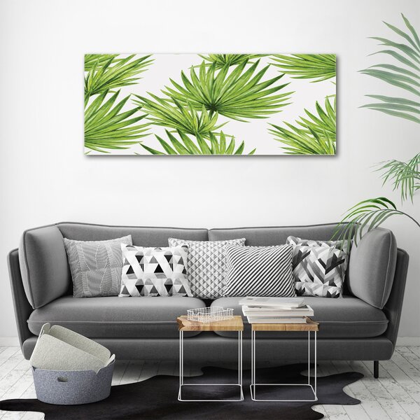 Tablou pe pânză canvas frunze tropicale
