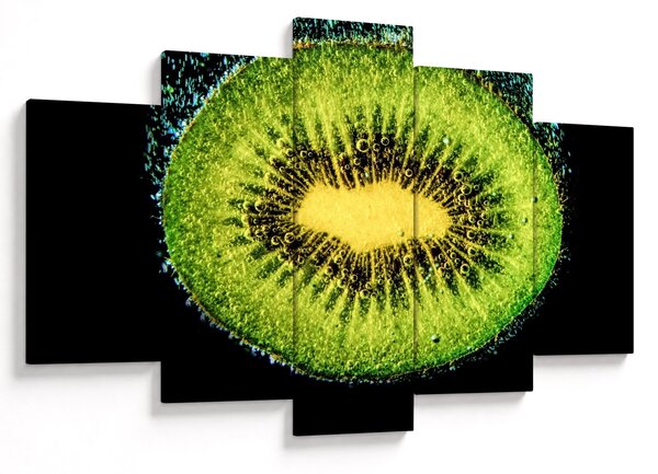 Tablou - detailu cu kiwi în apă (150x105 cm)